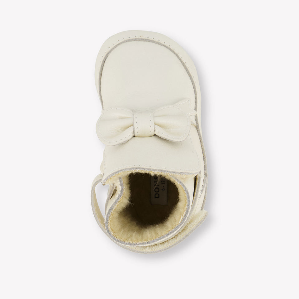 Donsje Amsterdam Cubow Baby Girls Shoes  Silver