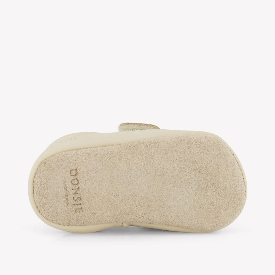 Donsje Amsterdam Baby Girls Sneakers Cream