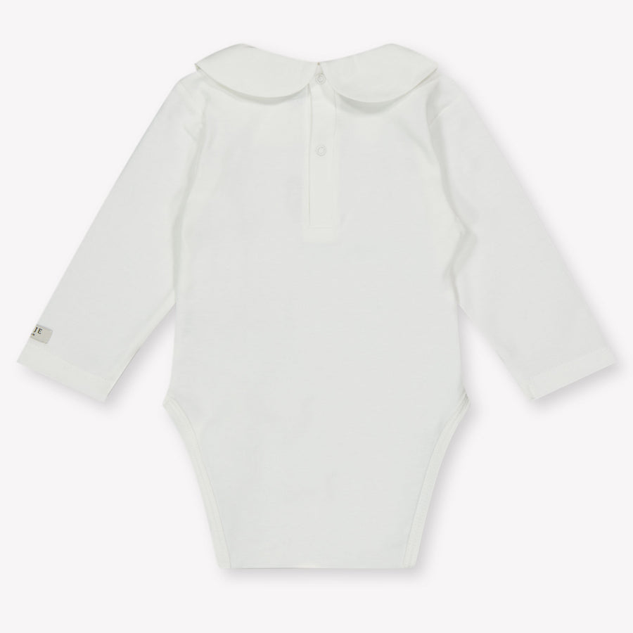 Donsje Amsterdam Bear Baby Unisex Romper  Offwhite