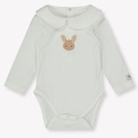 Donsje Amsterdam Fluffy Bunny Baby Girls Bodper  Offwhite