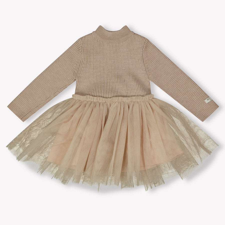 Donsje Amsterdam Lotus Baby Meisjes Jurk In Lila