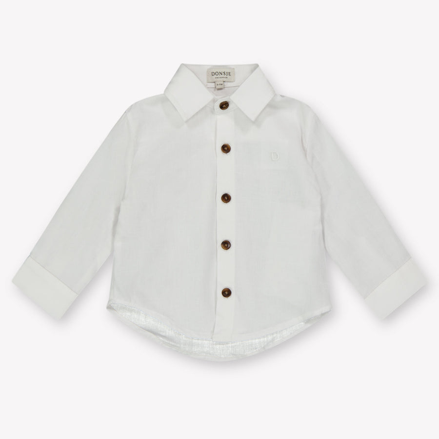 Donsje Amsterdam Chee Baby Girls Blouse in White