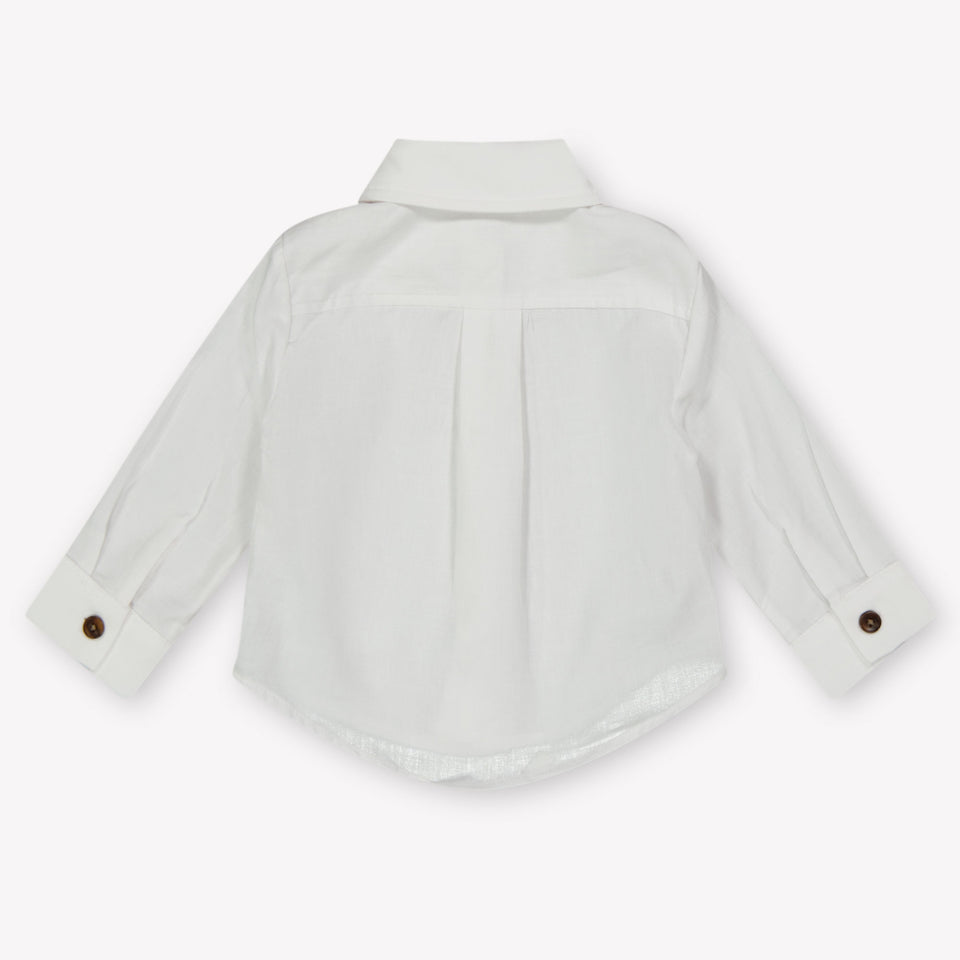Donsje Amsterdam Chee Baby Girls Blouse  White