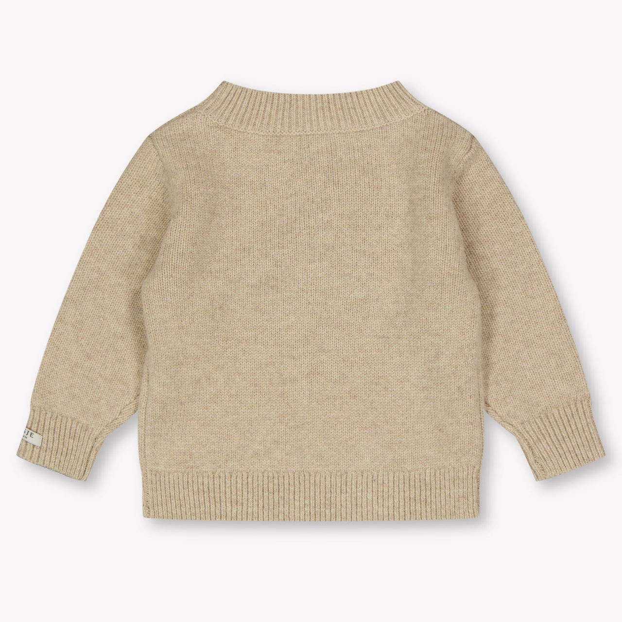 Donsje Amsterdam Bear Baby Boys Sweater  Light Beige