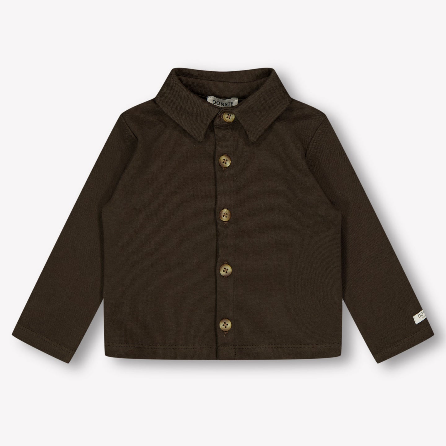 Donsje Amsterdam Baby Jongens Blouse In Bruin
