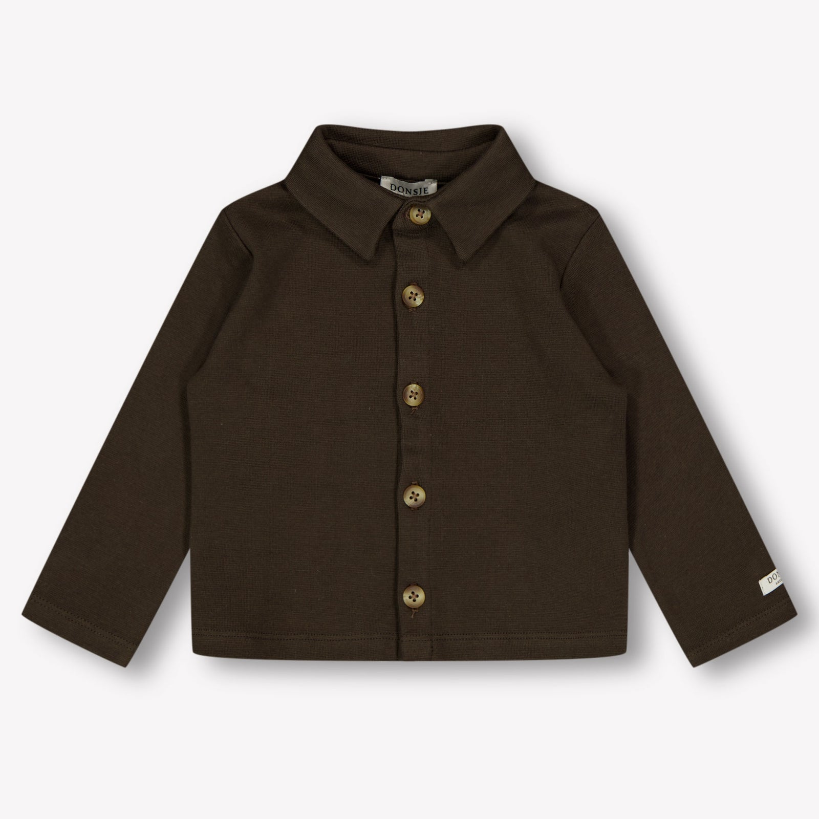 Donsje Amsterdam Baby Jongens Blouse In Bruin