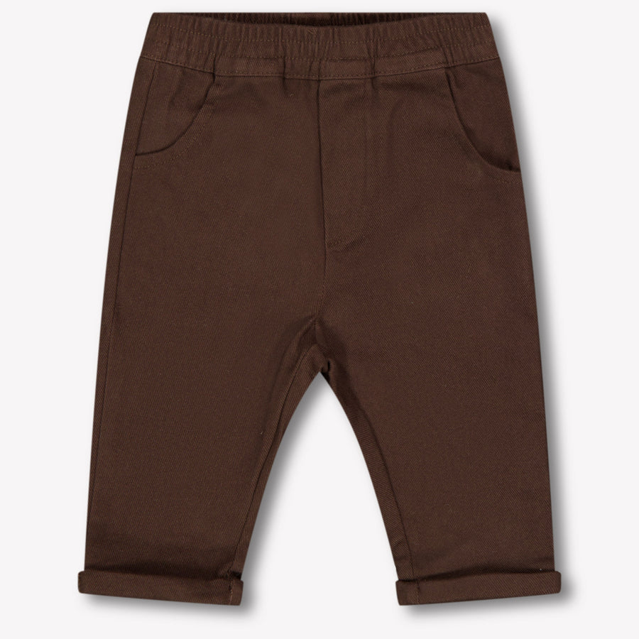 Donsje Amsterdam Baby Jongens Broek In Bruin
