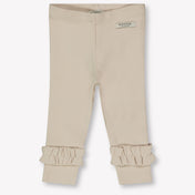Donsje Amsterdam Marit Baby Girls Legggs  Light Beige