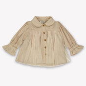 Donsje Amsterdam Venne Baby Girls Blouse  Light Beige