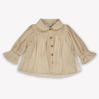 Donsje Amsterdam Venne Baby Girls Blouse  Light Beige
