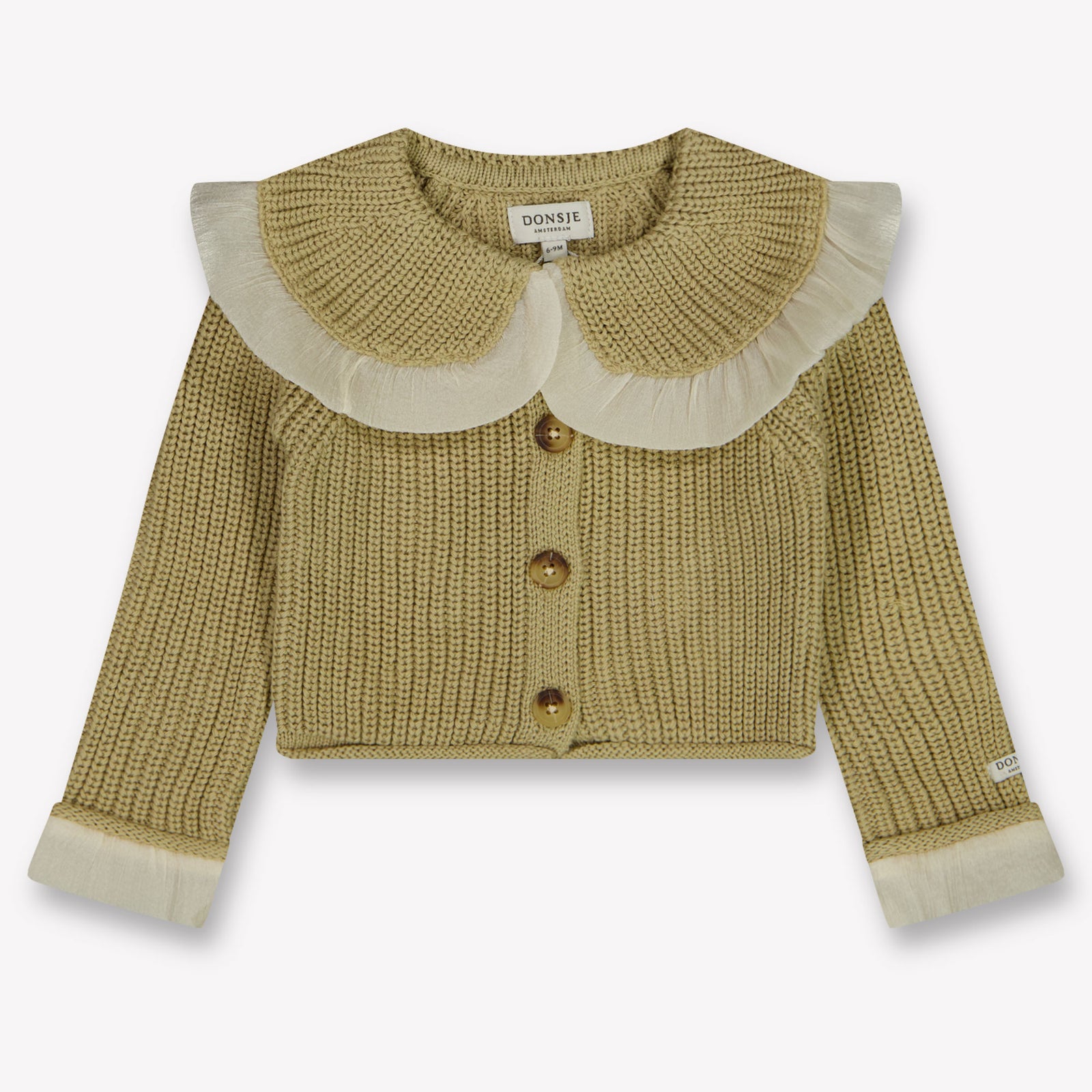Donsje Amsterdam Zaila Baby Girls Vest  Light Beige