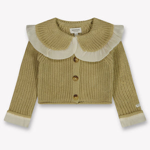 Donsje Amsterdam Zoila Baby Meisjes Vest In Licht Beige