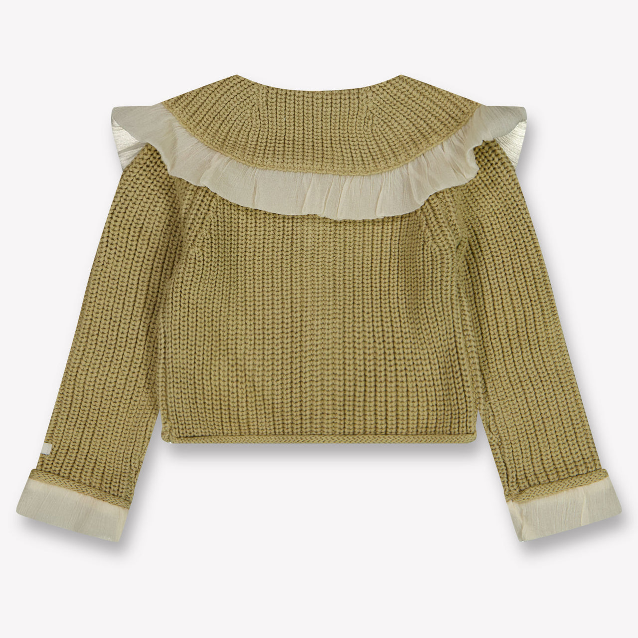Donsje Amsterdam Zoila Baby Meisjes Vest In Licht Beige