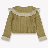 Donsje Amsterdam Zoila Baby Meisjes Vest In Licht Beige