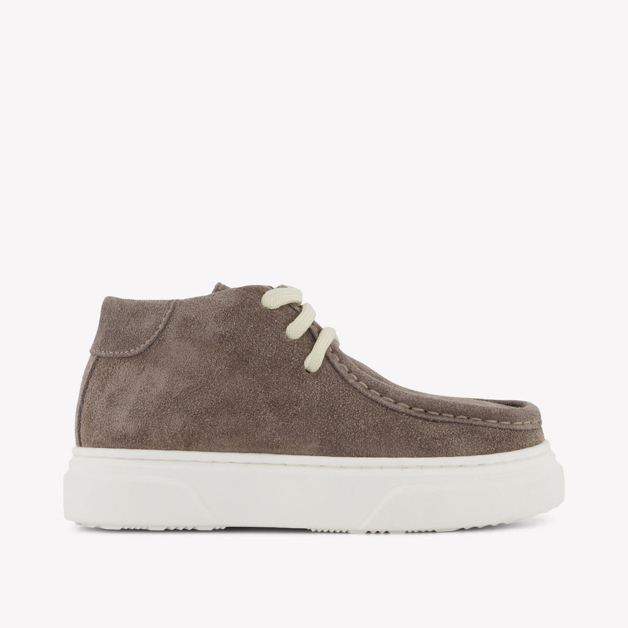 Andrea Montelpare Boys Shoes in Taupe