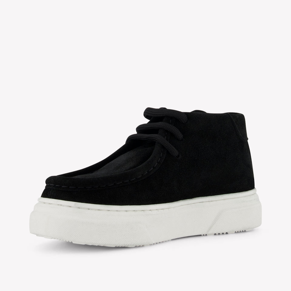 Andrea Montelpare Boys Shoes In Black