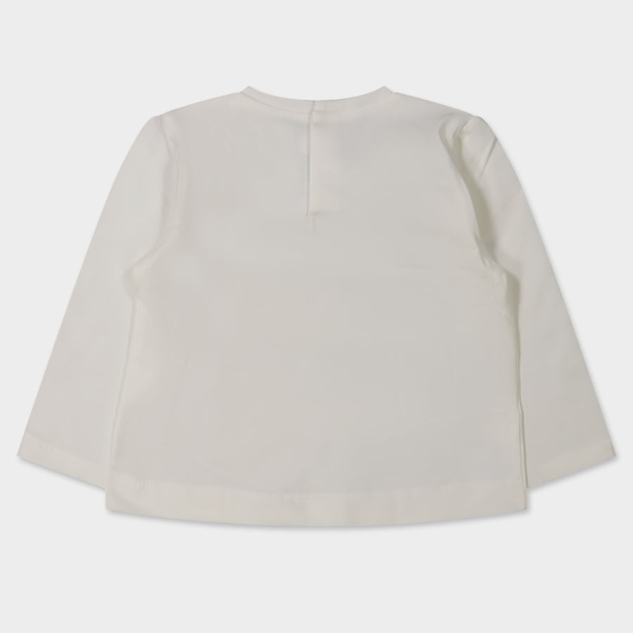 Mayoral Baby Girls T-shirt in Cream