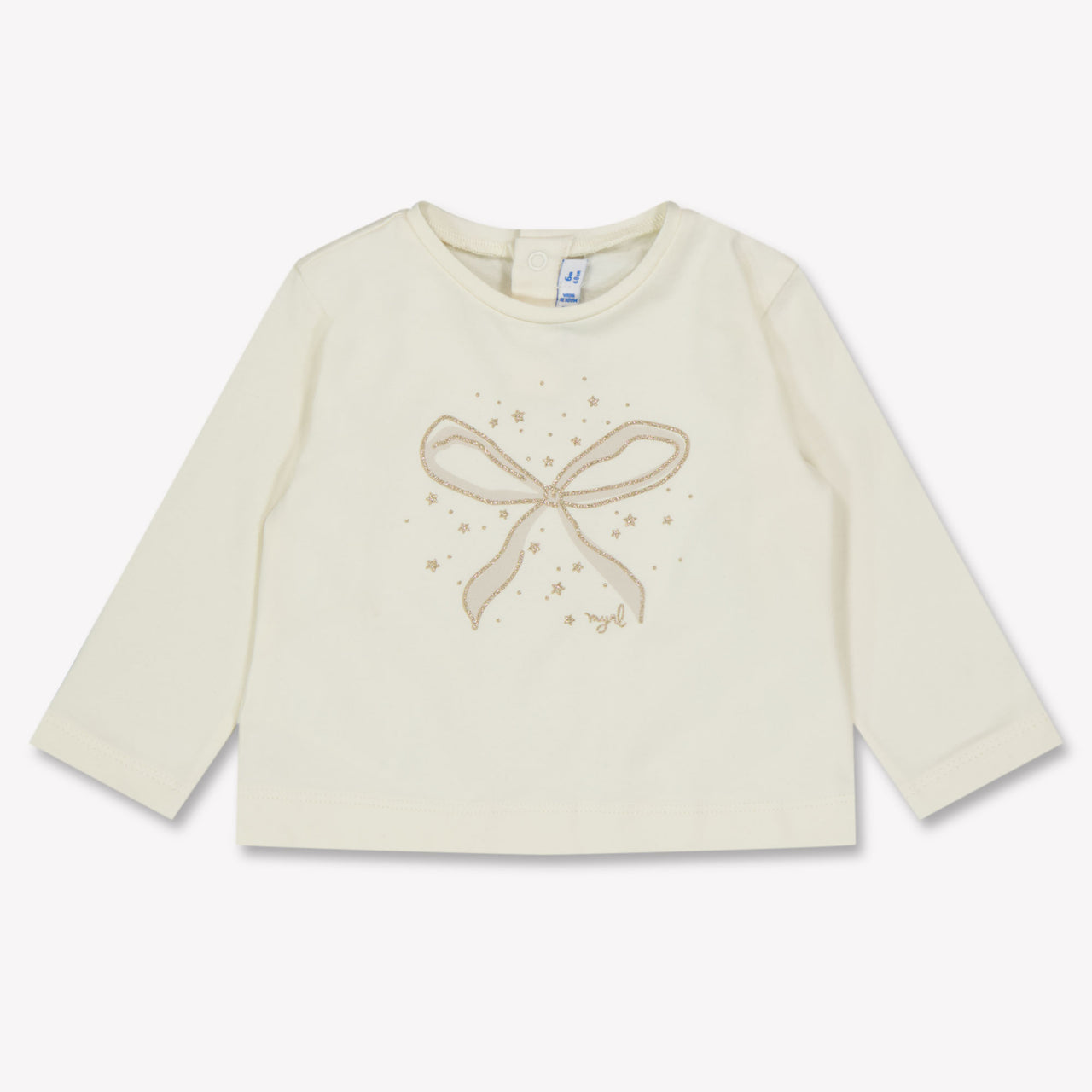 Mayoral Baby Meisjes T-Shirt In Wit