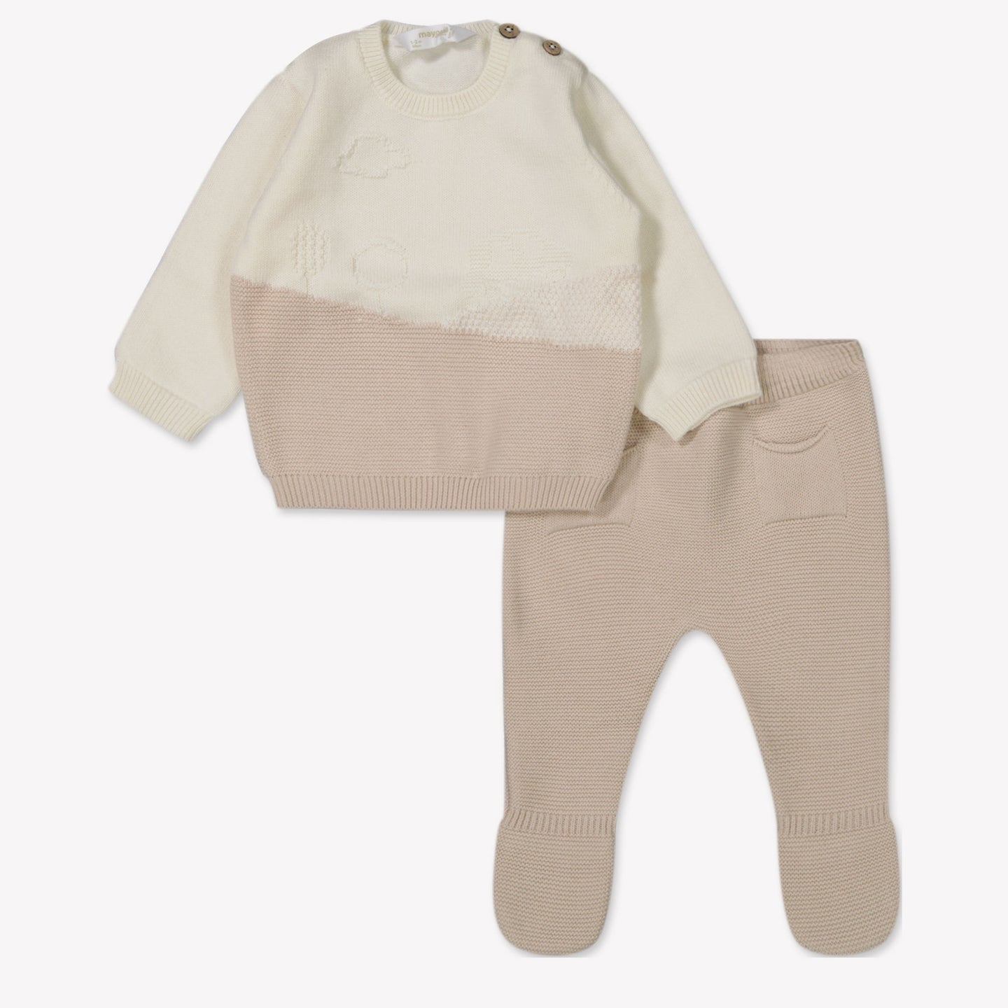 Mayoral Baby Boys Playsuit  Light Beige