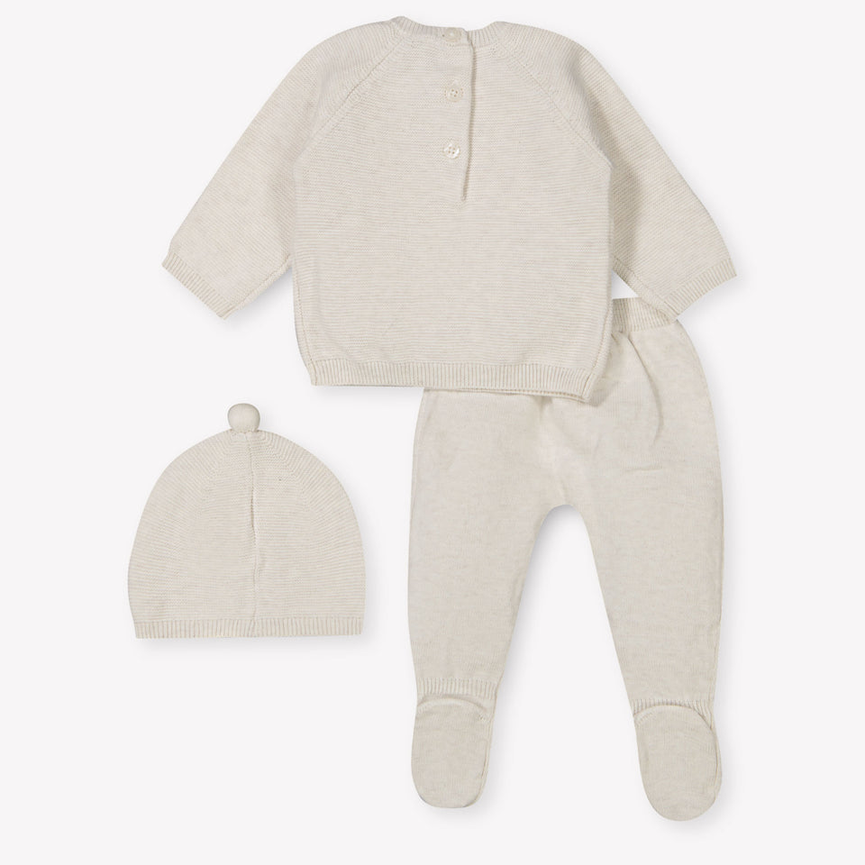 Mayoral Baby Unisex Playsuit  Offwhite