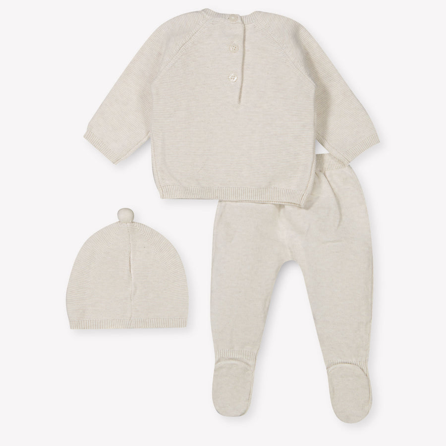 Mayoral Baby Unisex Playsuit  Offwhite