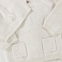 Mayoral Baby Unisex Playsuit  Offwhite