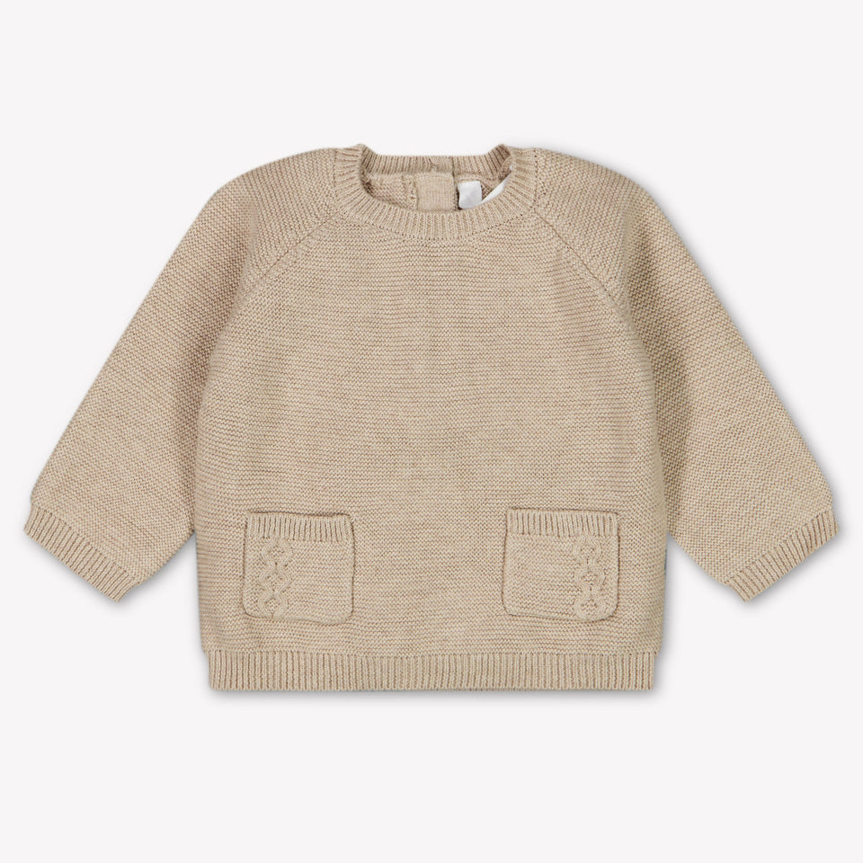 Mayoral Baby Unisex Playsuit  Beige