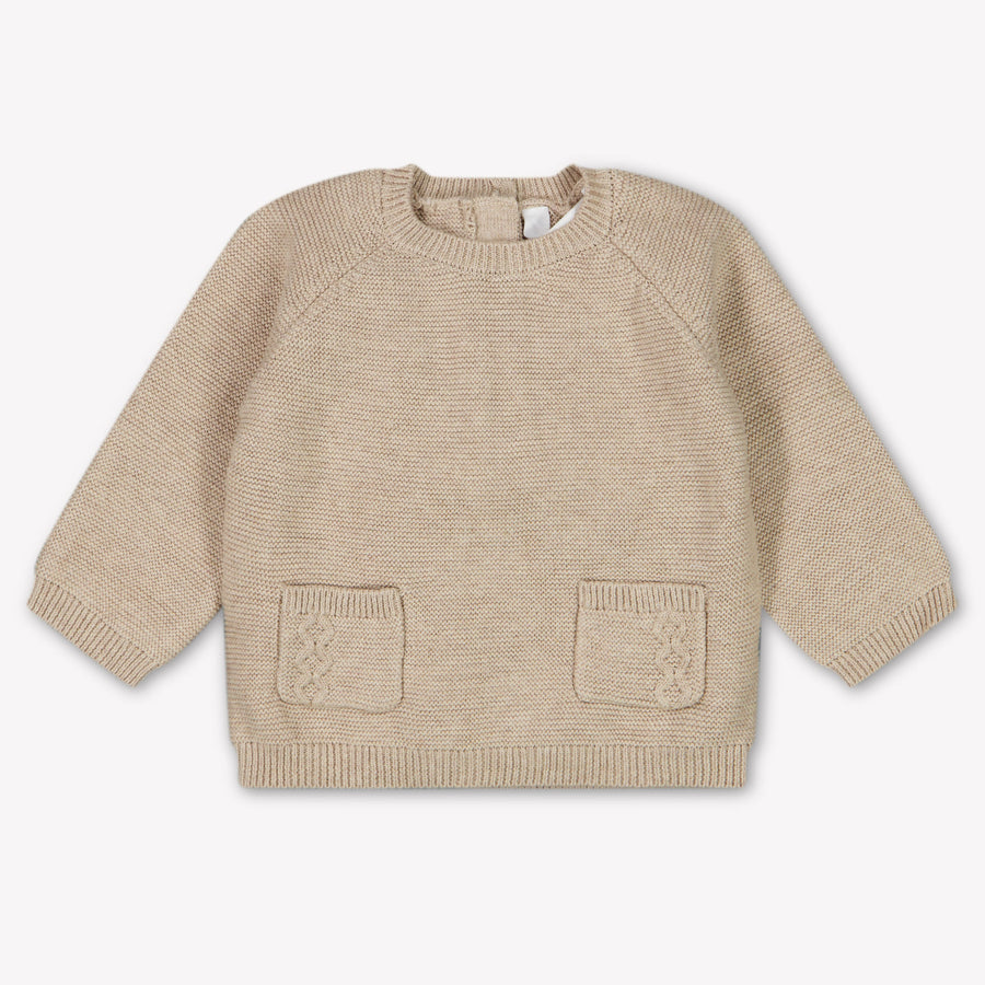 Mayoral Baby Unisex Playsuit  Beige