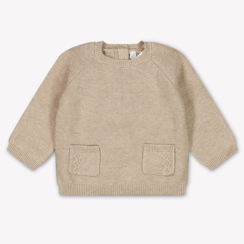 Mayoral Baby Unisex Playsuit  Beige