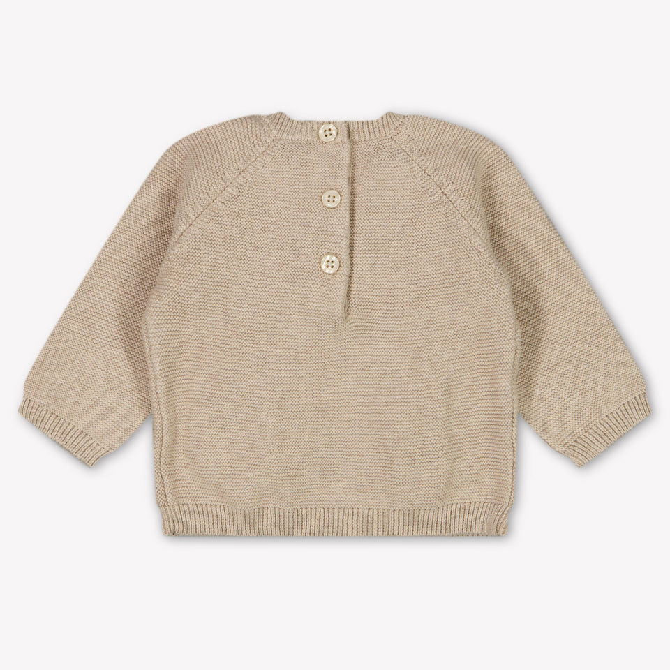 Mayoral Baby Unisex Playsuit  Beige