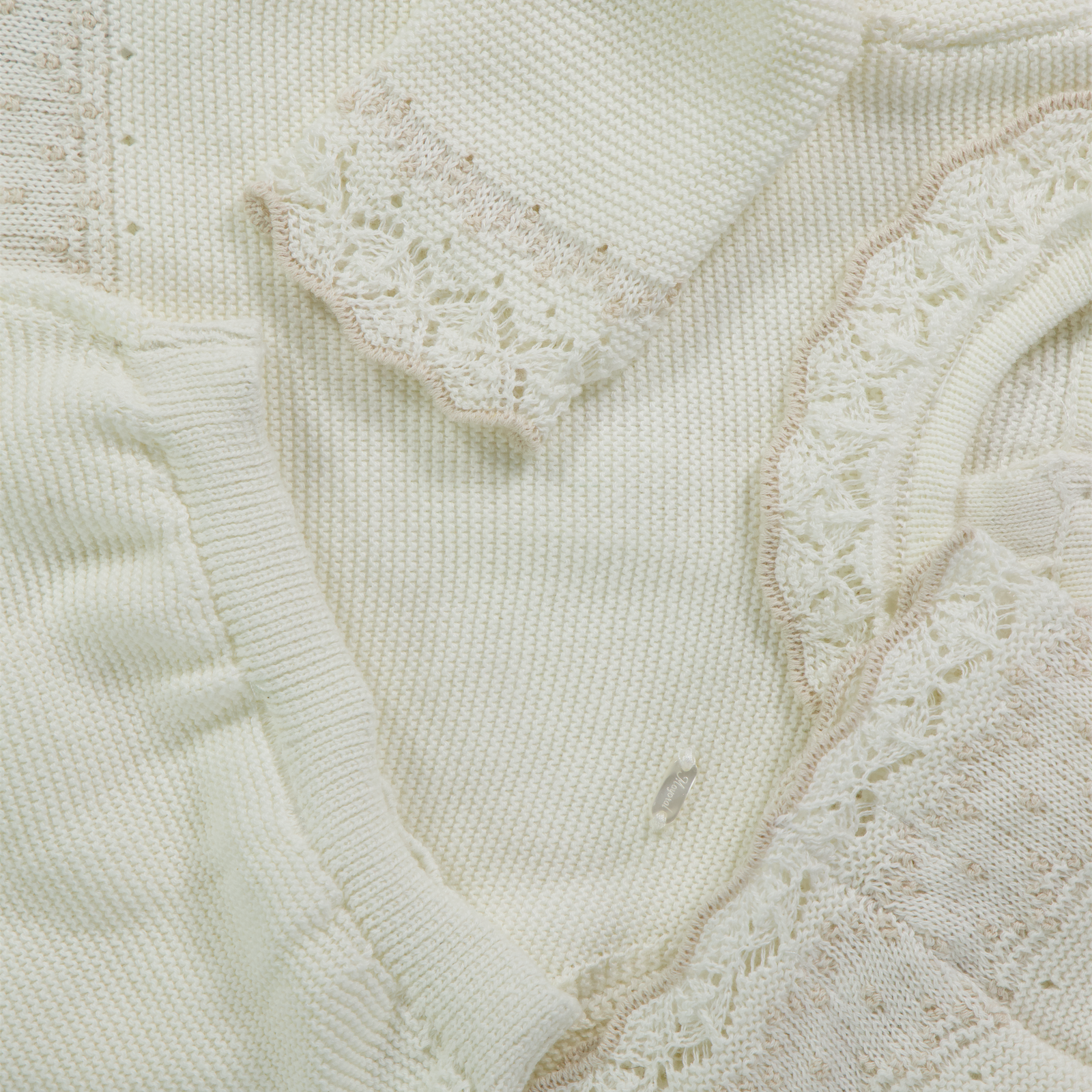 Mayoral Baby Girls Playsuit  Offwhite