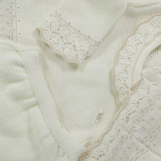 Mayoral Baby Girls Playsuit  Offwhite
