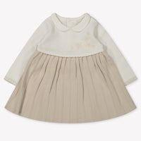 Mayoral Baby Girls Dress  Light Beige