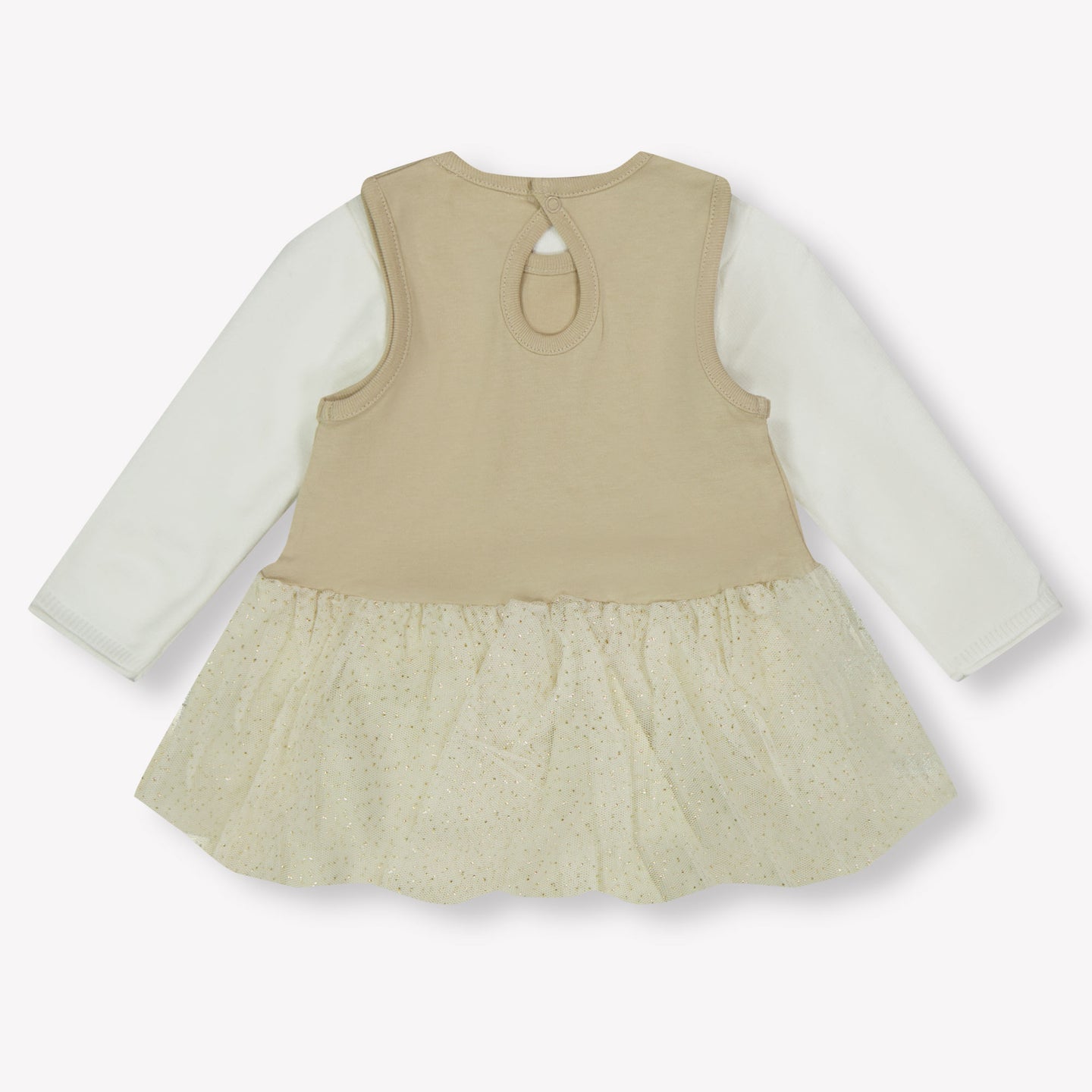 Mayoral Baby Meisjes Jurk In Off White