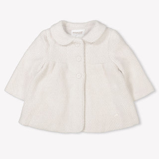 Mayoral Baby Meisjes Winterjas In Off White
