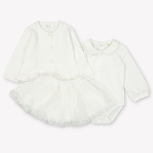 Mayoral Baby Girls Set  Offwhite