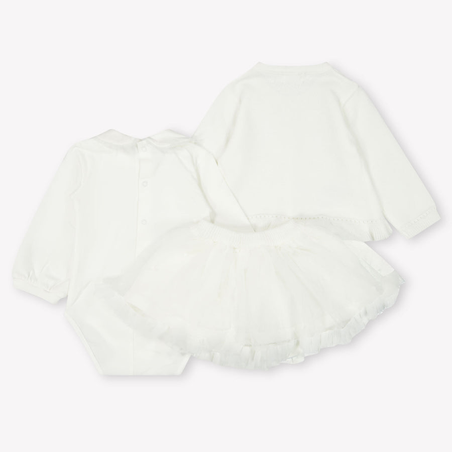 Mayoral Baby Girls Set  Offwhite