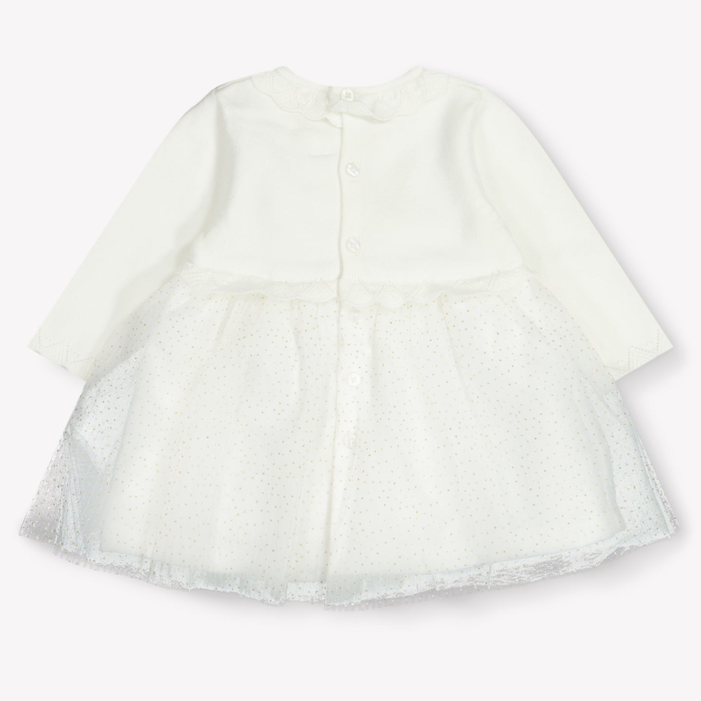 Mayoral Baby Meisjes Jurk In Off White