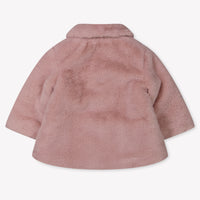 Mayoral Baby Meisjes Faux Fur Jas in Roze