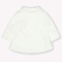 Mayoral Baby Meisjes Faux Fur Jas in Wit