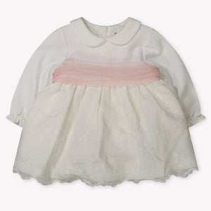 Mayoral Baby Meisjes Jurk In Off White