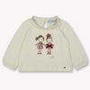 Mayoral Baby Meisjes T-Shirt In Licht Beige