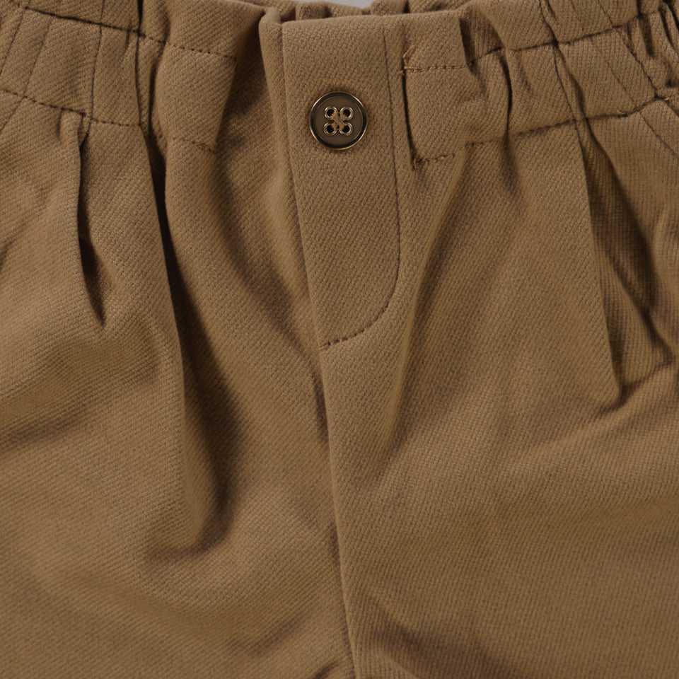 Mayoral Baby Girls Shorts  Camel
