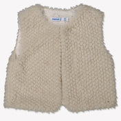 Mayoral Baby Meisjes Bodywarmer In Licht Beige