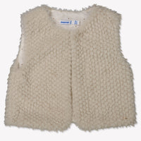 Mayoral Baby Girls Body Warmer  Light Beige