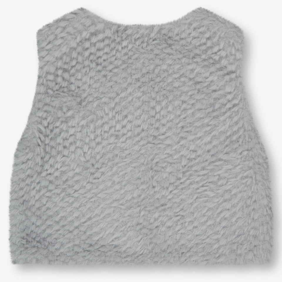 Mayoral Baby Girls Body Warmer  Light Gray