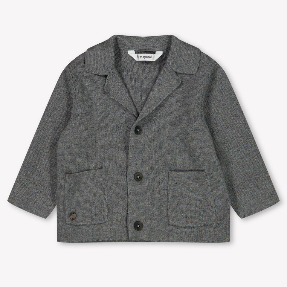 Mayoral Baby Jongens Vest In Donker Grijs
