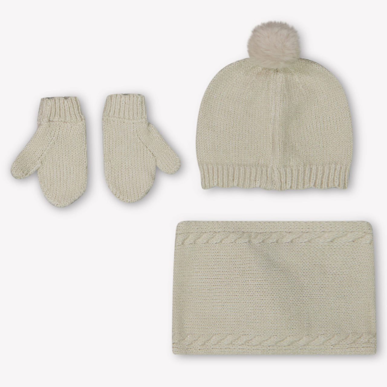 Mayoral Baby Girls Hat  Light Beige