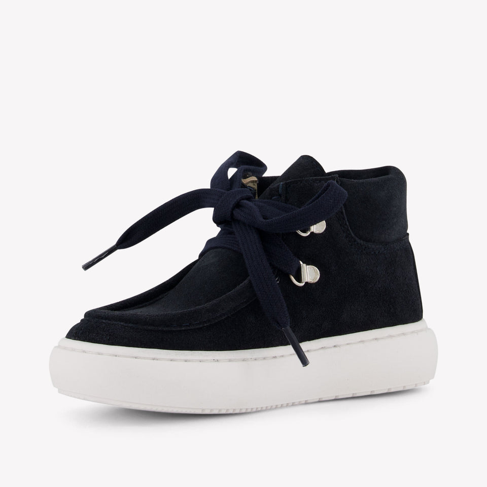 Andrea Montelpare Boys Shoes In Navy