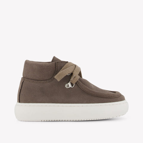 Andrea Montelpare Boys Shoes In Taupe